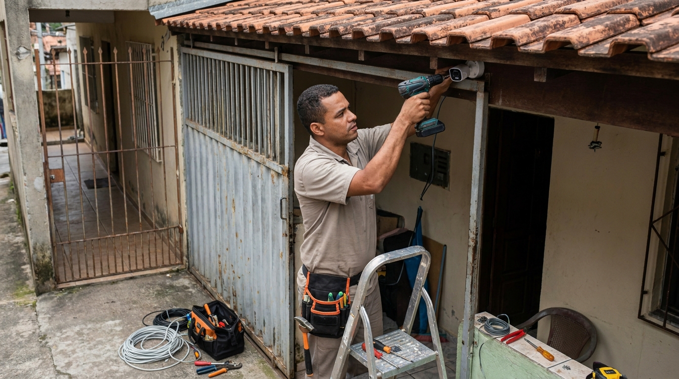 Instalação de Câmera Residencial em Belém‑PA