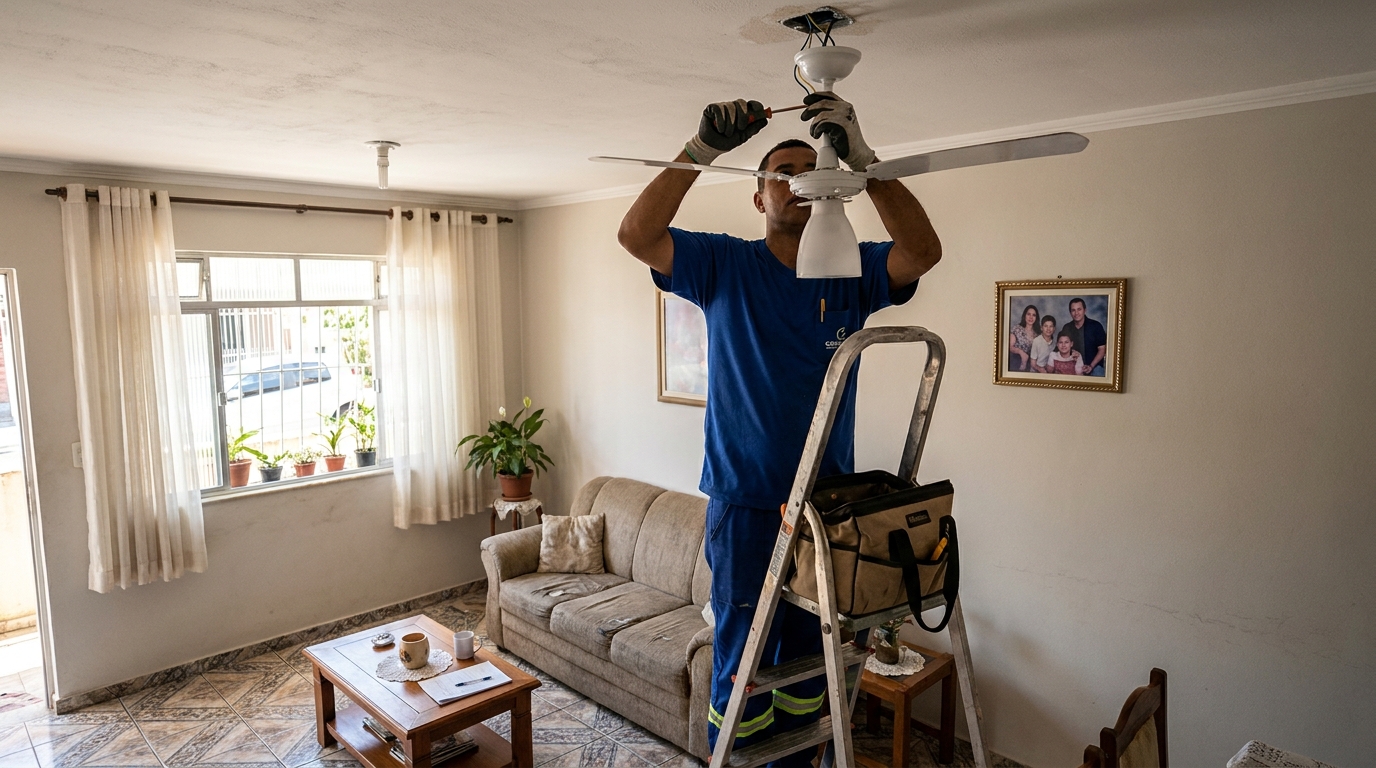 Instalação de Controle em Belém‑PA