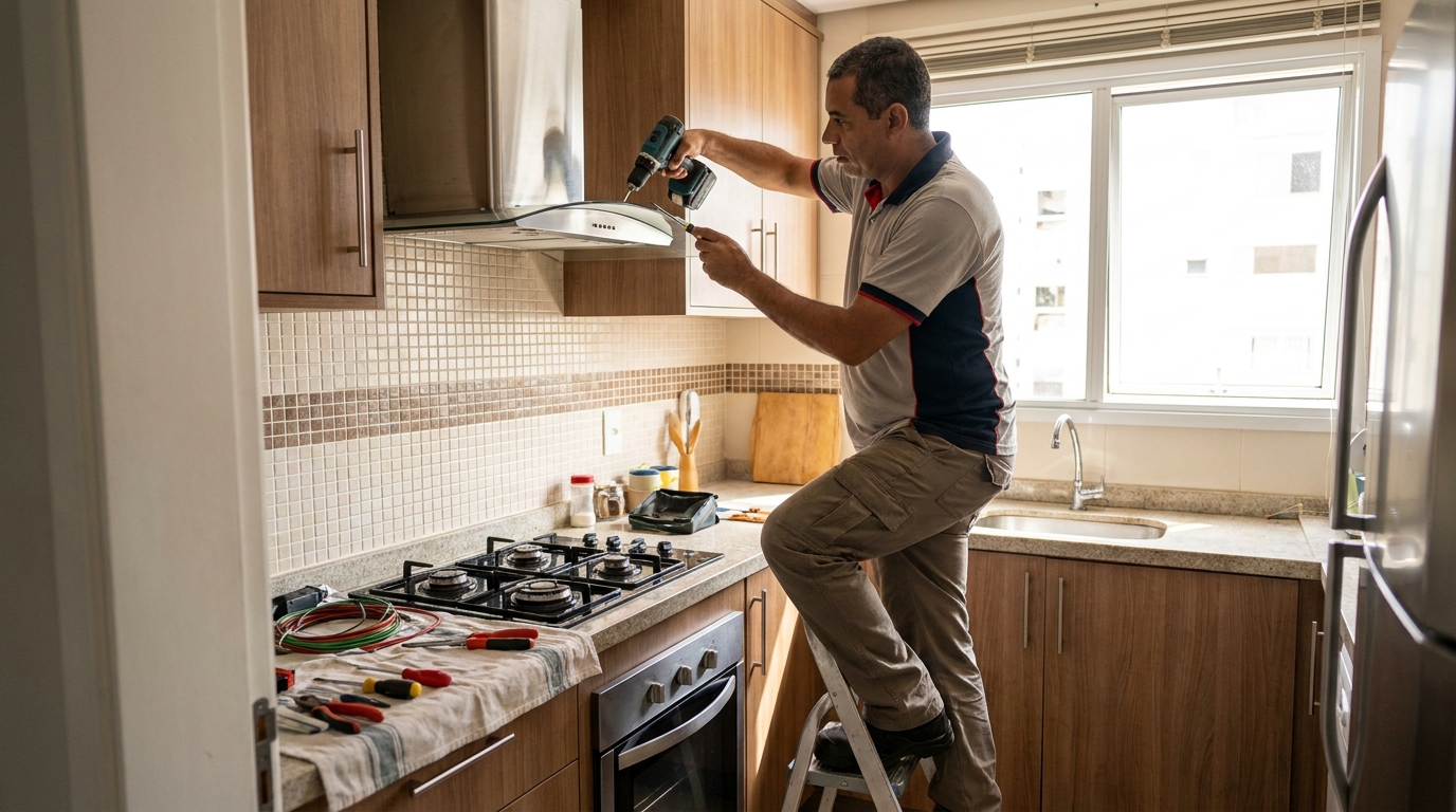 Instalação de Exaustor em Belém‑PA